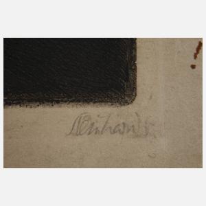 Jakob Steinhardt, Litauische Dorfstraße