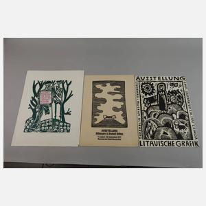 Konvolut Plakate und Graphiken