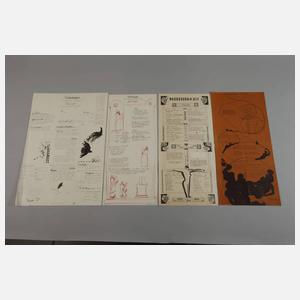 Konvolut Plakate und Graphiken