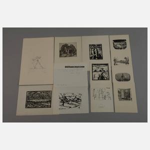 Umfangreiches Konvolut Kleingraphik