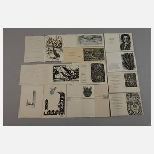 Umfangreiches Konvolut Kleingraphik