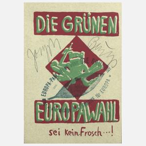 Joseph Beuys, Postkarte zur Europawahl