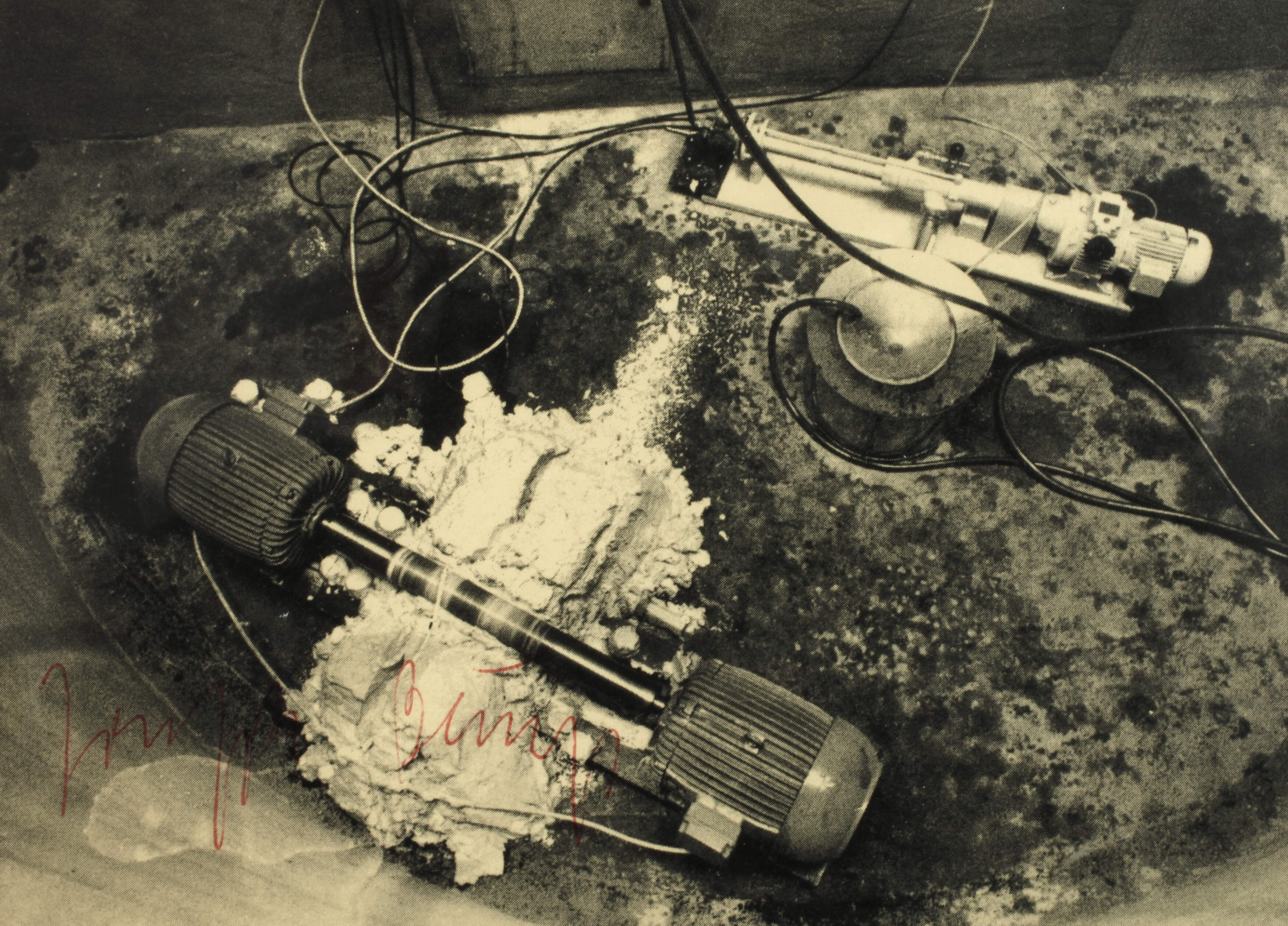 Joseph Beuys, Postkarte Honigpumpe