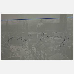 Prof. Joseph Beuys, „Eurasienstab über den Alpen“