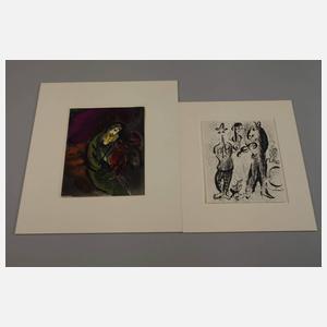 Marc Chagall, Zwei Lithographien