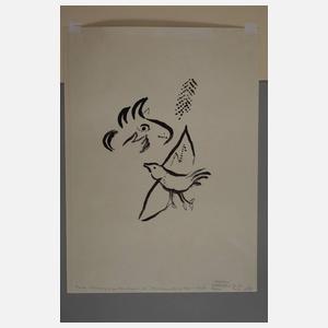 Marc Chagall, Zwei Lithographien zur Bibel