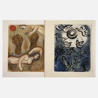 Marc Chagall, Zwei Lithographien zur Bibel111