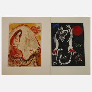 Marc Chagall, Zwei Lithographien zur Bibel