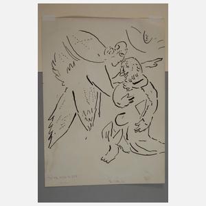 Marc Chagall, Zwei Lithographien zur Bibel