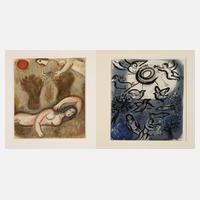 Marc Chagall, Zwei Lithographien zur Bibel111