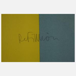 Robert Filliou, "Modern video model"