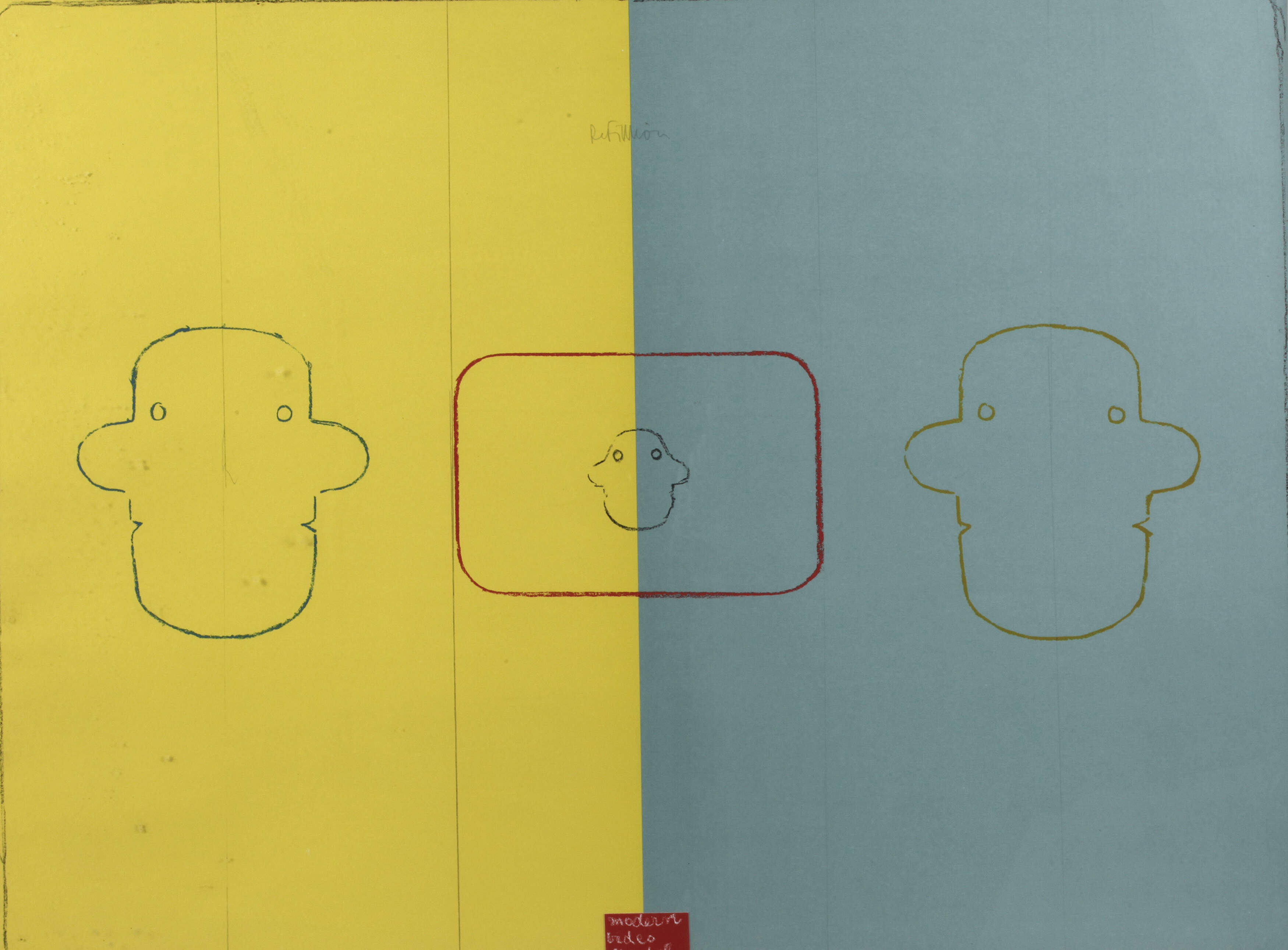 Robert Filliou, "Modern video model"