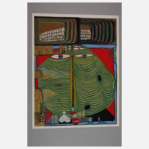 Prof. Friedensreich Hundertwasser, "King Kong"