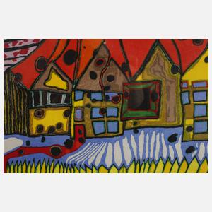 Prof. Friedensreich Hundertwasser, "Do not wait houses-move"