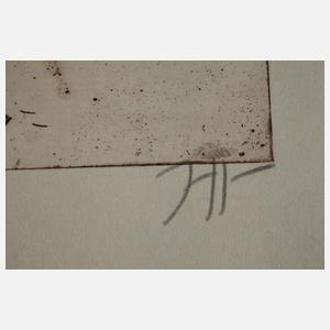 Horst Janssen, "Denn es will Abend werden..."