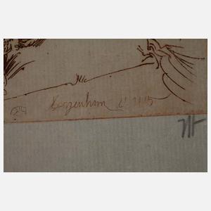 Horst Janssen, "Kopfweide"