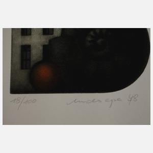 Friedrich Meckseper, Haus und Zypresse