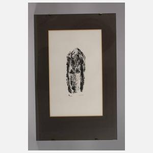 Henri Michaux, Stehender Damenakt