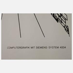 Prof. Georg Nees, Zwei Computergraphiken