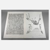 Prof. Georg Nees, Zwei Computergraphiken111