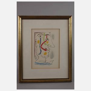 nach Pablo Picasso, Seitenportrait