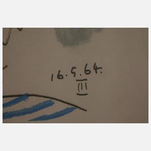 nach Pablo Picasso, Seitenportrait