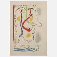nach Pablo Picasso, Seitenportrait111