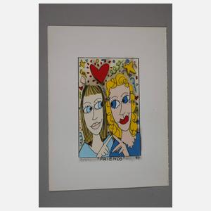 James Rizzi, "Friends"