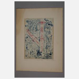 Bernard Schultze, "Balken-Auge"