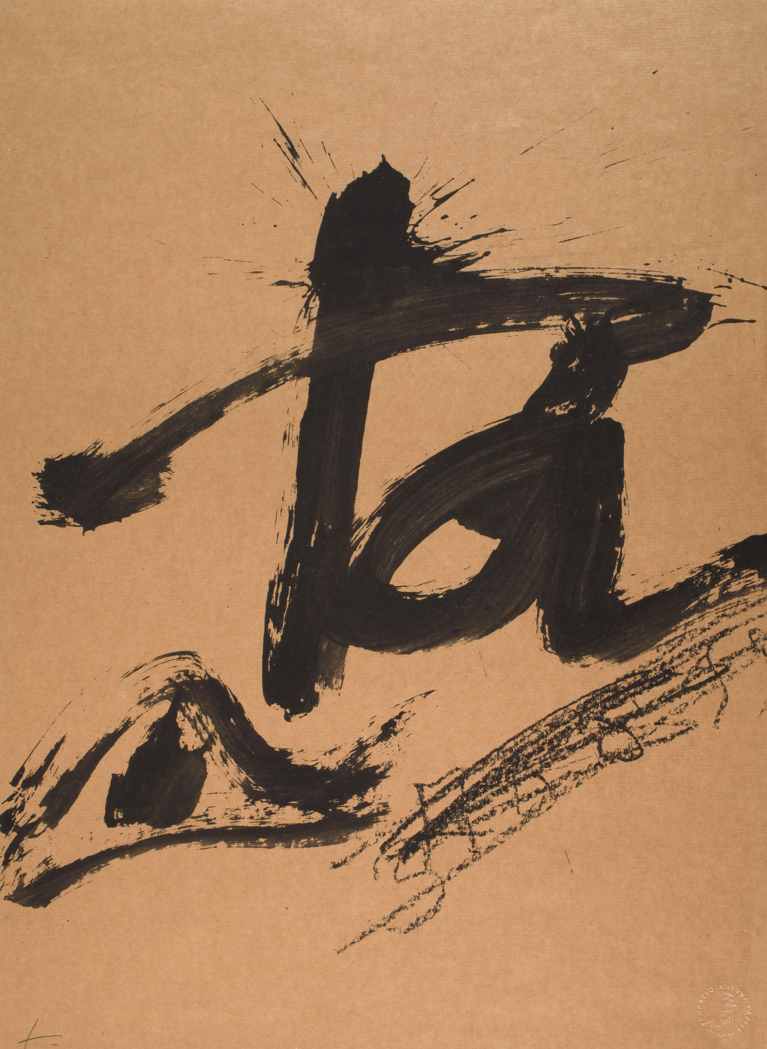 Antoni Tàpies, Ungegenständliche Komposition