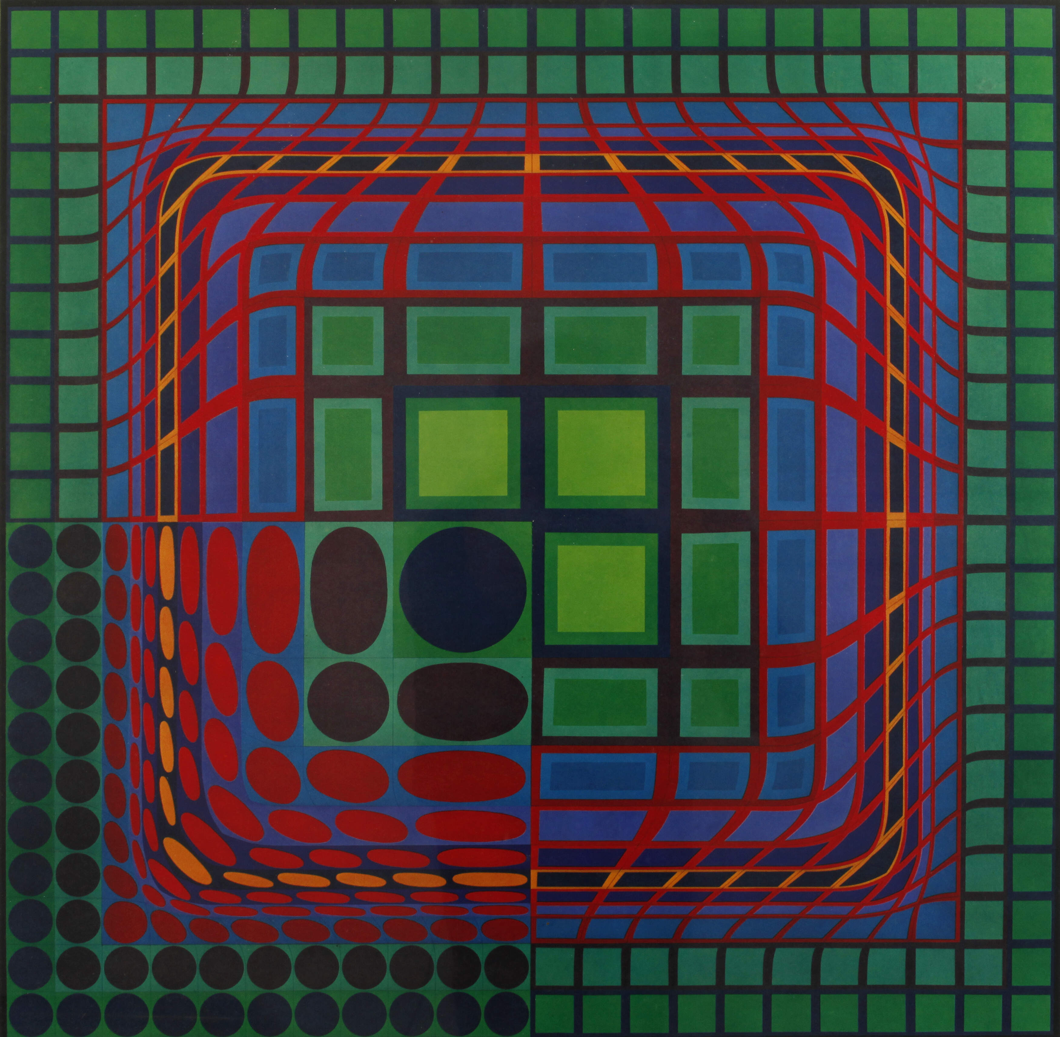 Victor Vasarely, Geometrische Komposition
