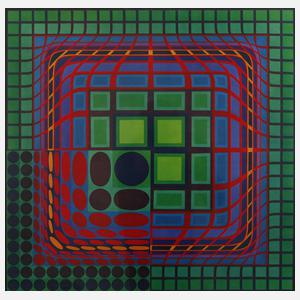 Victor Vasarely, Geometrische Komposition