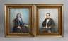 August Achilles, attr., Paar Portraits