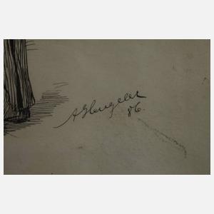 Prof. Adolf Hengeler, Illustrationsentwurf