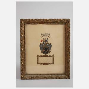 Christian Kurz, "Wappen der Familie Wörner"