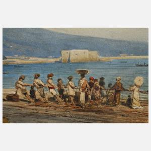 Prof. Ascan Lutteroth, In der Bucht von Neapel