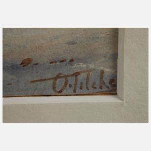 Otto Tilche, Sandsturm vor den Pyramiden