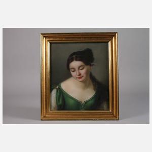 Mädchenportrait Biedermeier