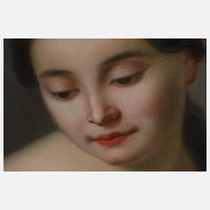 Mädchenportrait Biedermeier