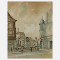 Dr. Otto Bloss, Markt in Coburg111