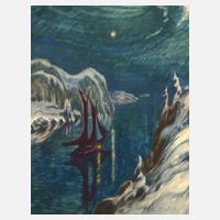 Heinz Grete, Mondnacht an der Küste111