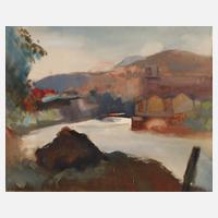 Prof. Karl Gunsam, Flusslandschaft111