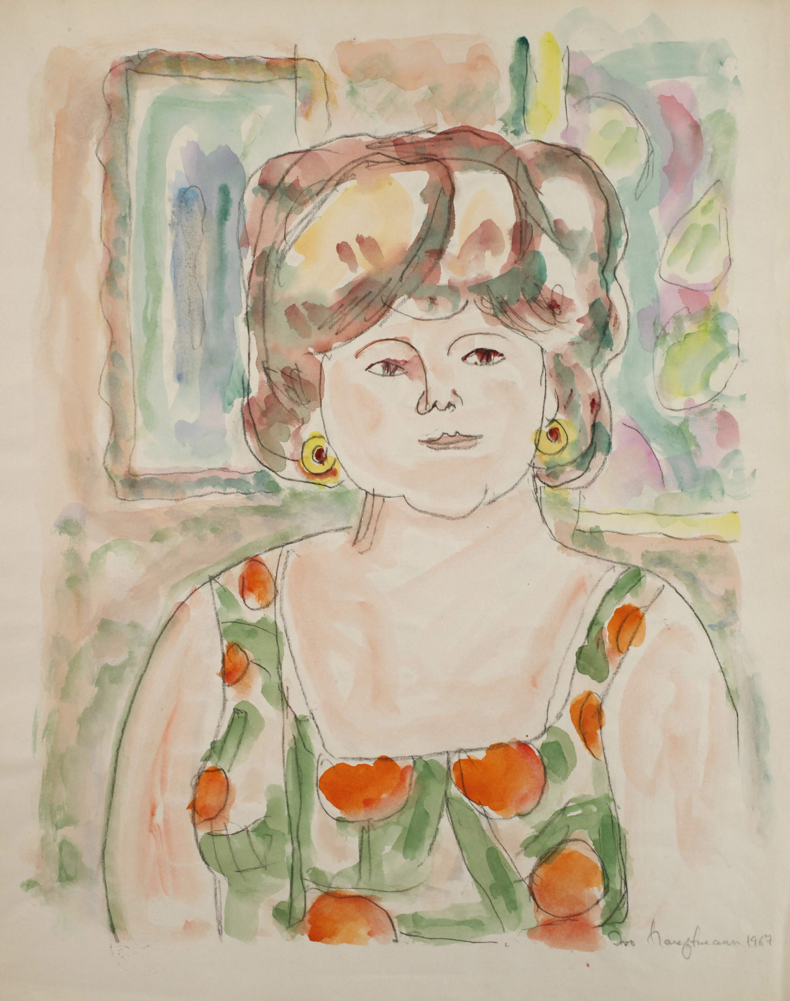 Prof. Ivo Hauptmann, Frauenportrait