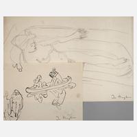 Prof. Ivo Hauptmann, Zwei Studienblätter111