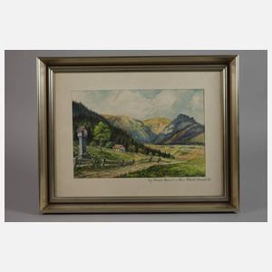 Hans Herold, Marterl im Frankenwald