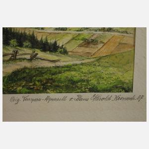 Hans Herold, Marterl im Frankenwald