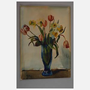 Ernst Honigberger, Frühlingsblumenstillleben