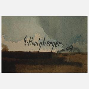 Ernst Honigberger, Frühlingsblumenstillleben