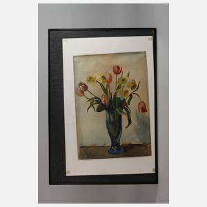 Ernst Honigberger, Frühlingsblumenstillleben