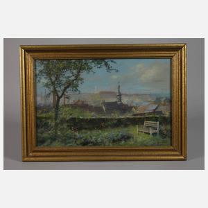 Prof. Franz Huth, "Blick vom Gut auf Apolda"